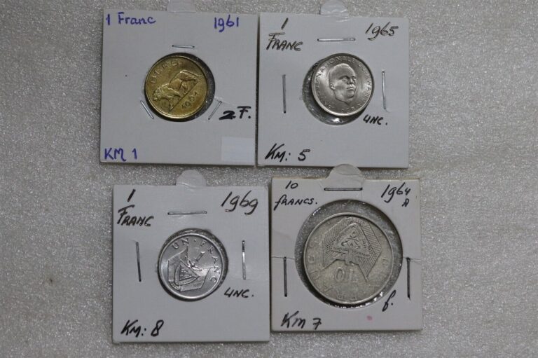 Read more about the article 🧭 🇷🇼 RWANDA – 4 OLD COLONIAL COINS B49 #2457