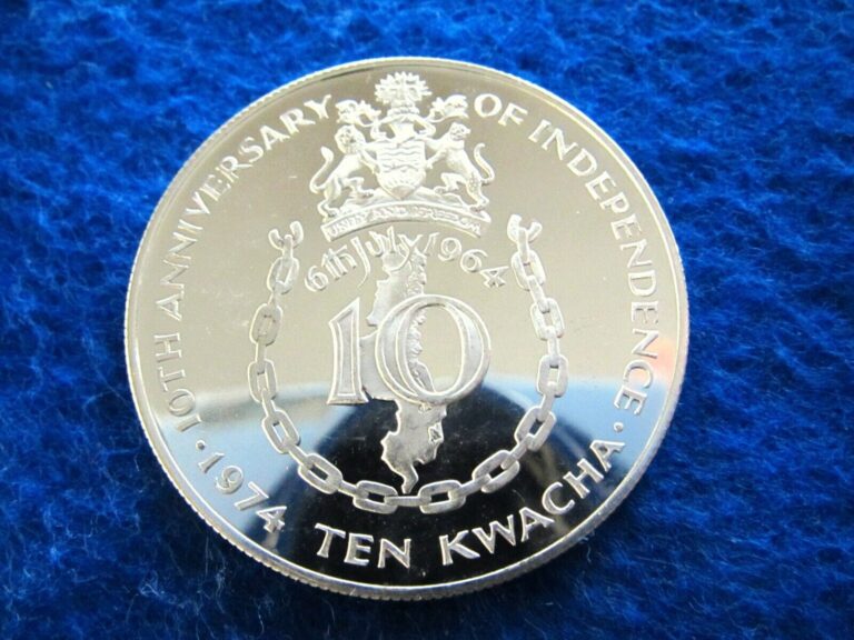 Read more about the article 1974 Malawi Cameo Silver Proof 10 Kwacha – Low Mintage