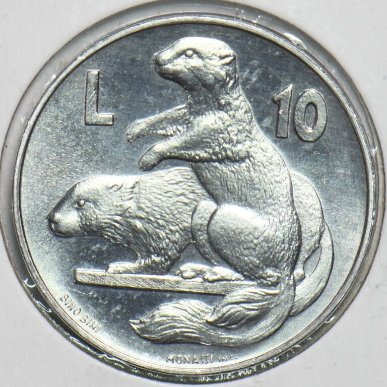Read more about the article San Marino 1975 10 Lire Marmot animal 197324 combine shipping