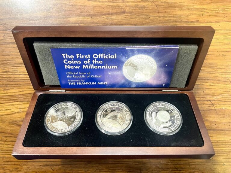 Read more about the article The First Official Coins of the New Millennium Kiribati 2000 / By Franklin Mint