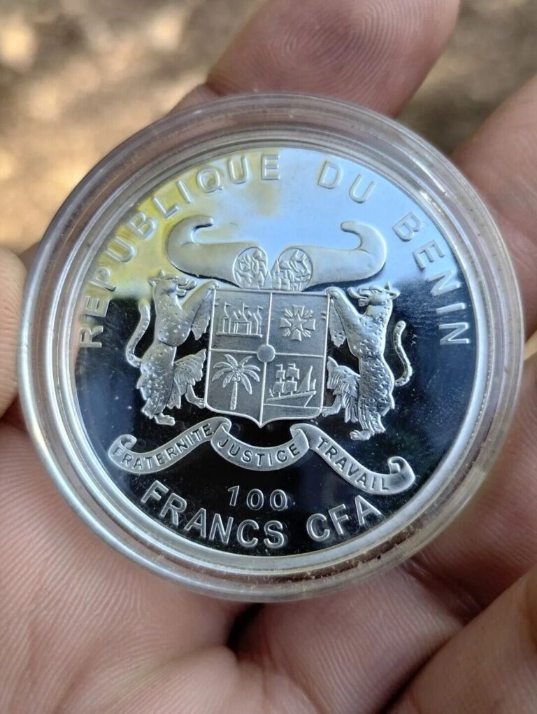 Read more about the article Very Rare (Only 2500 minted) 100 Franks World Coin Benin 2011 Proof 27g Africa