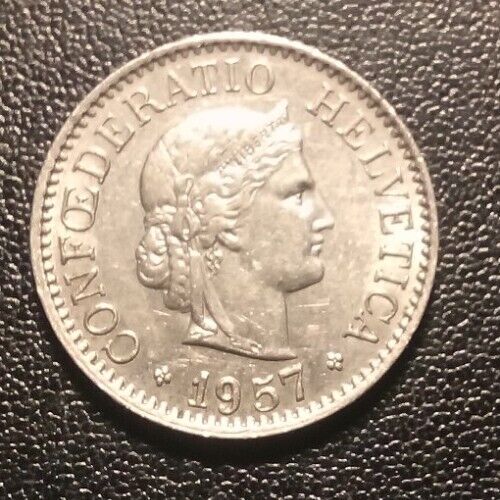 Read more about the article 1957 Switzerland 10 Rappen Coin