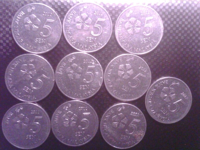 Read more about the article MALAYSIA 5 SEN   2012   10    COINS    JAN29F