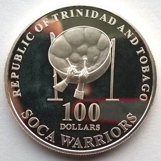 Read more about the article Trinidad Tobago 2006 World Cup 100 Dollars Silver Coin Proof