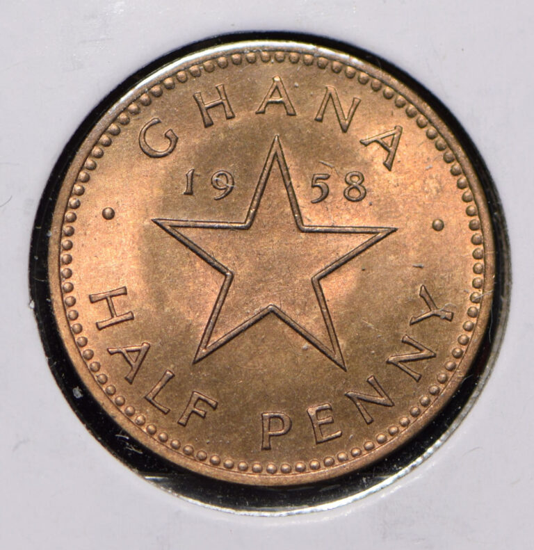 Read more about the article Ghana 1958 1/2 Penny  291953 combine shipping