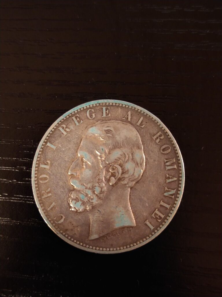 Read more about the article 1883 5 Lei CaroI I Romania Silver Coin