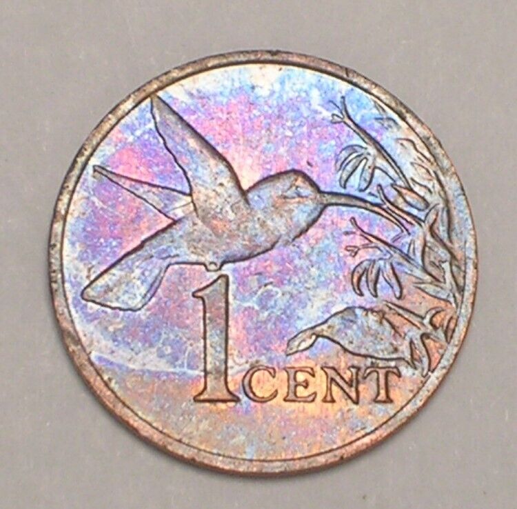 Read more about the article 1995 Trinidad and Tobago One 1 Cent Hummingbird Coin VF+ Tone