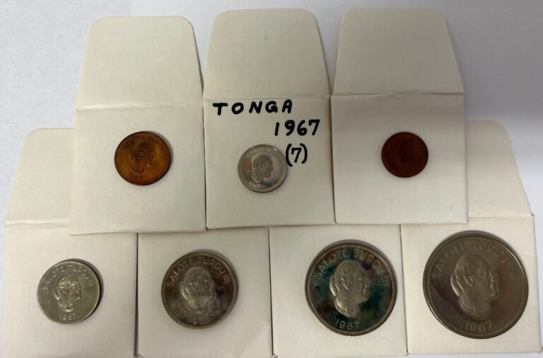 Read more about the article TONGA SET OF 7 COINS  1867