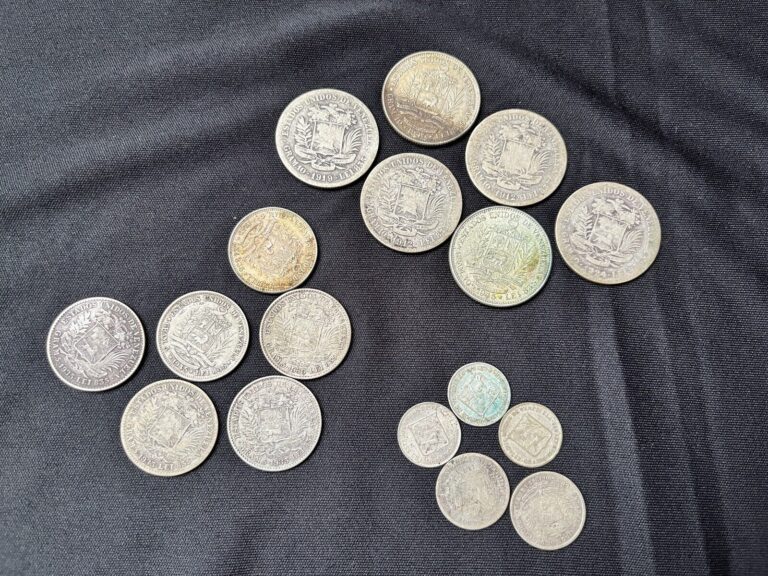 Read more about the article Venezuela BOLIVAR Libertador .835 Silver Coin Lot 17 Coins