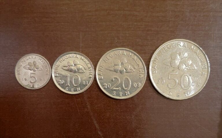 Read more about the article Malaysia 1995-2011 4 Coins Set 5 10 20 50 Sen