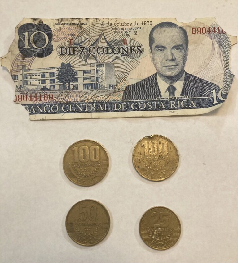 Read more about the article 1976-2003 Costa Rica 10  25  50  100 Colones