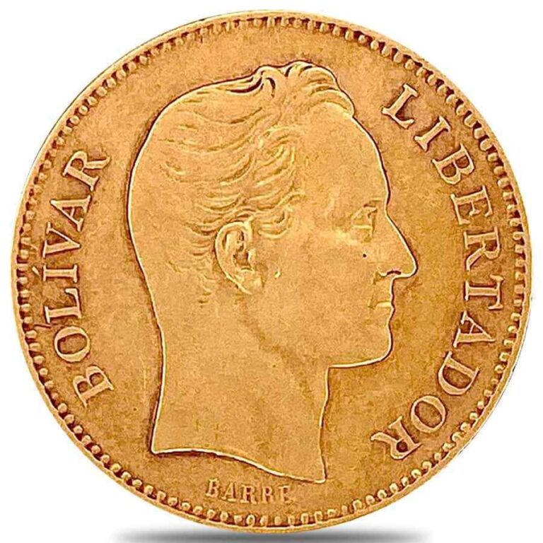 Read more about the article Venezuela 20 Bolivares Gold Coin Avg Circ (Random Year)
