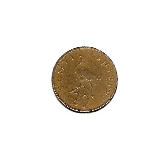 Read more about the article 1973 TANZANIA Coin 20 Senti – ANIMAL – STRAUS .