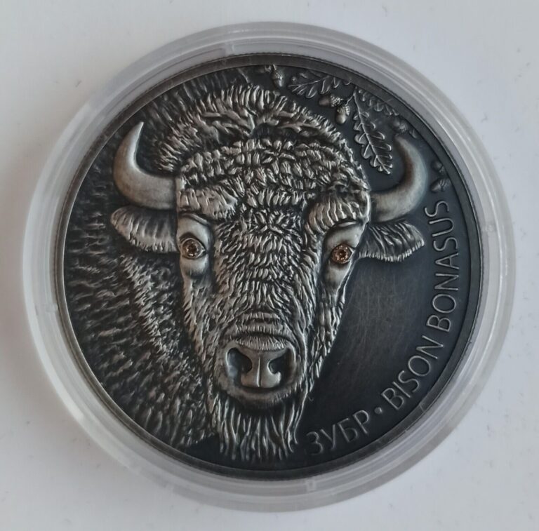 Read more about the article Bison Belarus 20 rubles 2012 Oxidized version 99 pcs. Exclusive!