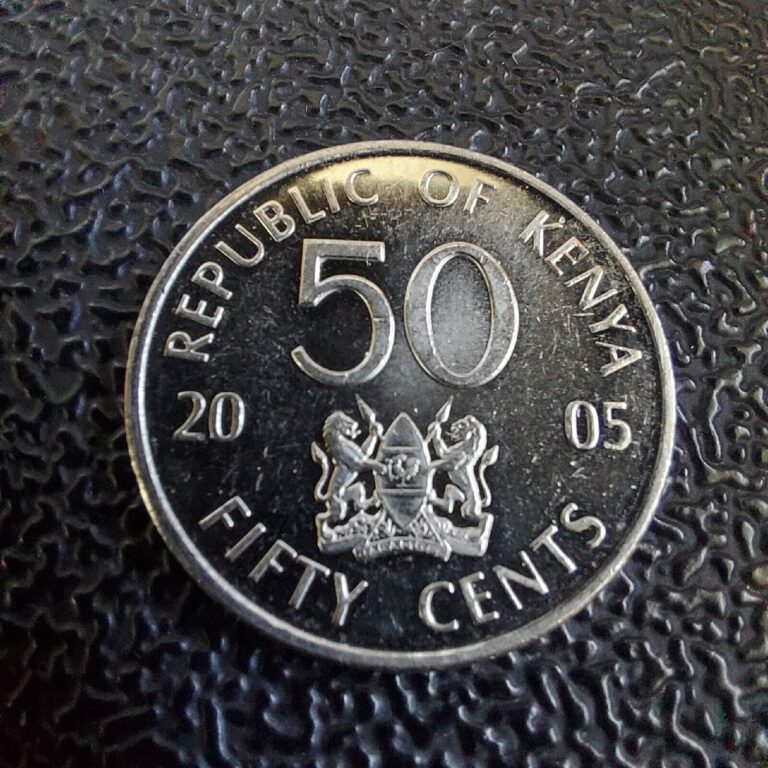 Read more about the article Coins KENYA  50 Cents 2005.#375a