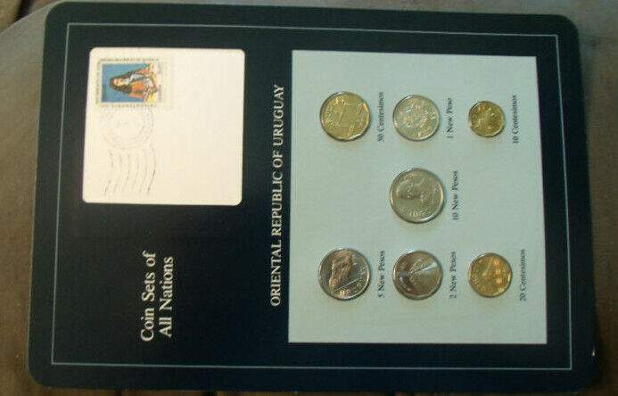 Read more about the article Coin Sets of All Nations Uruguay w/card 1980-1981 UNC Zabala 1 New Peso 1980