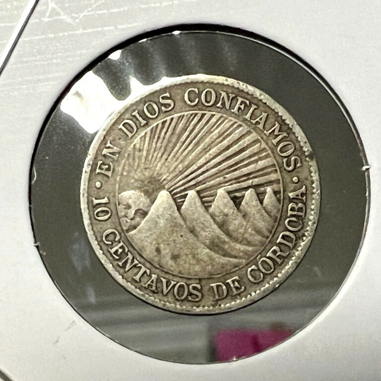 Read more about the article 1912 NICARAGUA SILVER 10 CENTAVOS SCARCE COIN