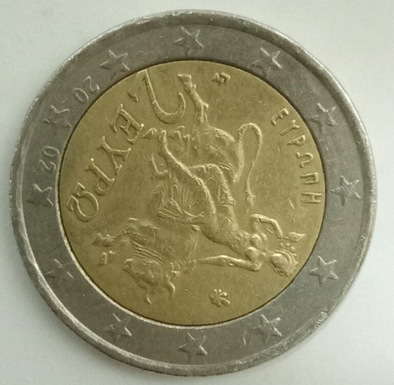 Read more about the article 2 Euro Coin Greece error miss printed with *S* on star Greece 2002 * VERY RARE*