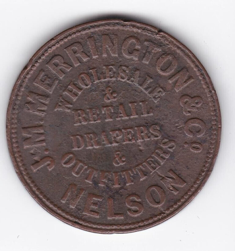 Read more about the article 1865-68 New Zealand Merrington  1 Penny Tn-46 F