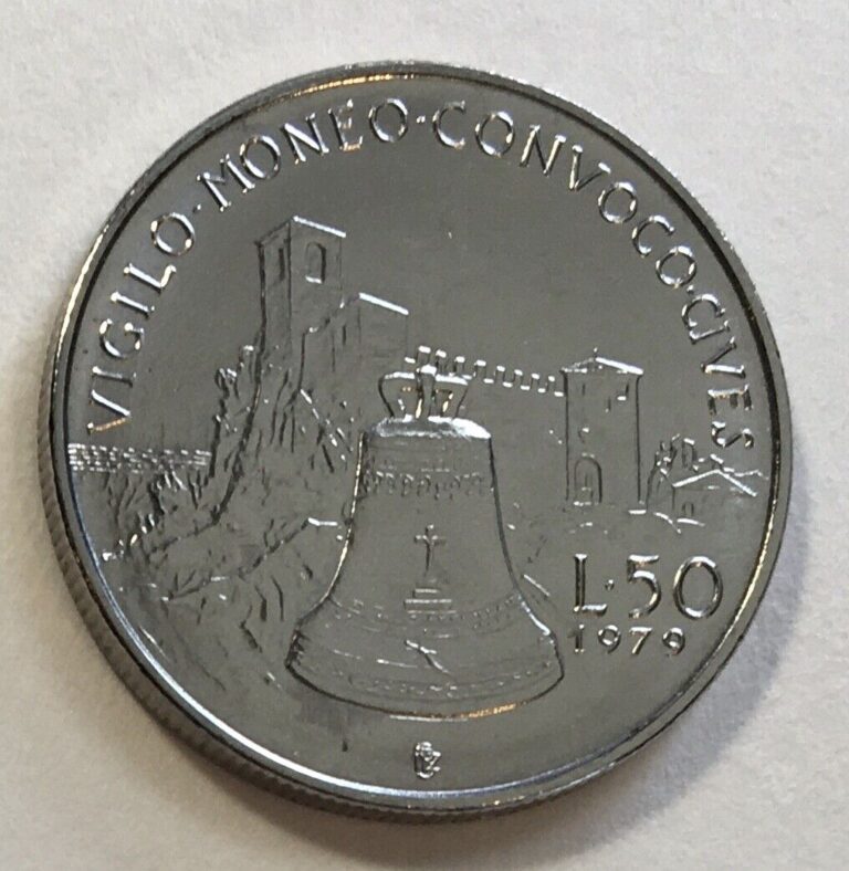 Read more about the article San Marino 50 Lire 1979 – Rocco Guaita Fortress – Uncirculated – 3085