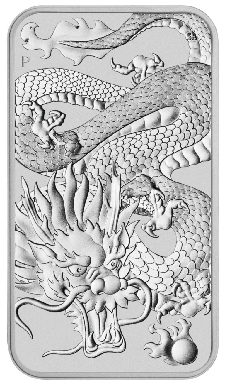 Read more about the article 2022 Australia DRAGON RECTANGULAR 1oz .9999 $1 Silver Bullion Coin