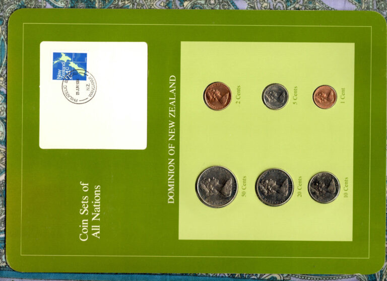 Read more about the article Coin Sets of All Nations New Zealand UNC All 1982 but 1 cent 1983