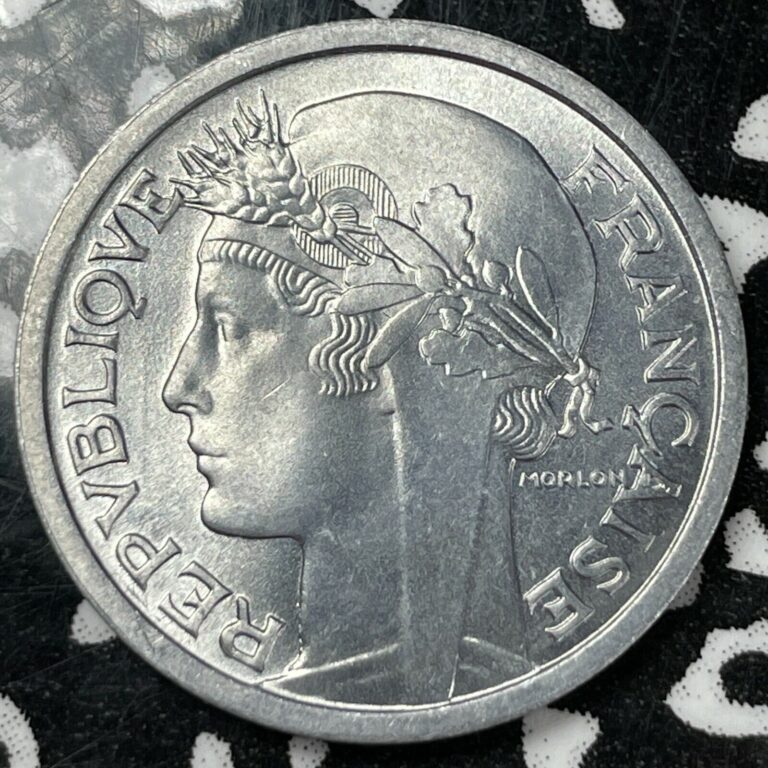 Read more about the article 1959 France 1 Franc (20 Available) High Grade! Beautiful! (1 Coin Only)