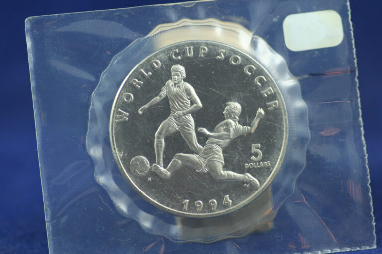 Read more about the article Marshall Islands 1994 World Cup Soccer Five Dollar Coin