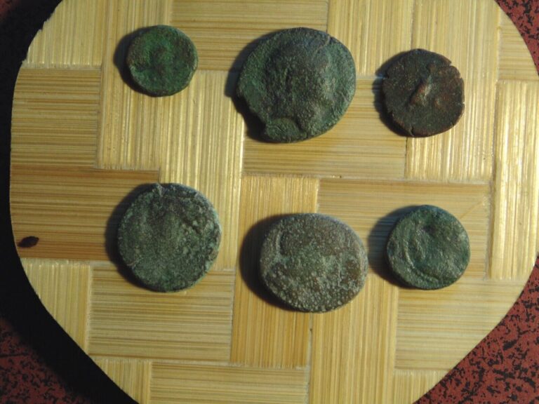 Read more about the article LOT OF 6  Greece  Thrace  Macedonia BRONZE COINS cleaned.