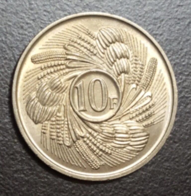 Read more about the article 1968 BURUNDI 10 FRANCS FAO UNC COIN SHEAVES of WHEAT Triskelion KM 17