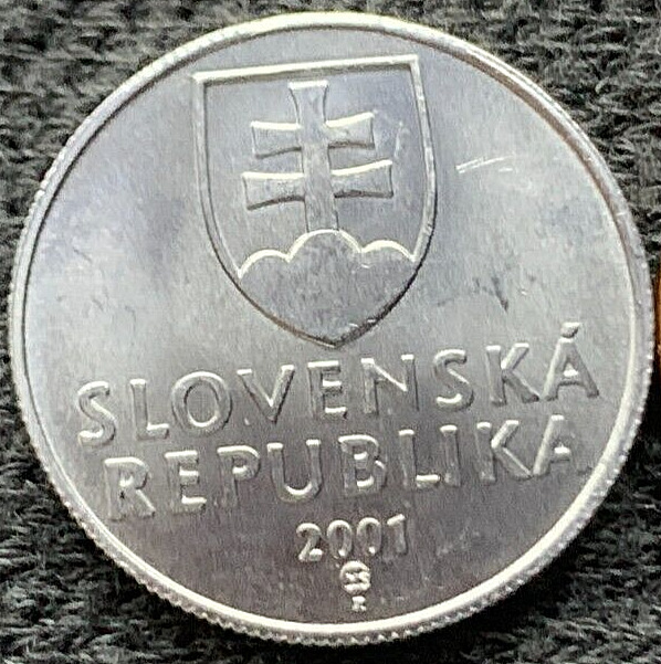 Read more about the article 2001 Slovakia 20 Halierov Coin UNC  High Grade World Coin  #BX14