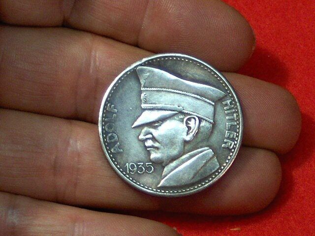 Read more about the article 1935 5 REICHSMARK GERMAN FUHRER WWII COMMEMORATIVE COIN