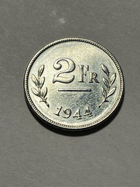 Read more about the article 1944 Belgium 2 Francs #19204