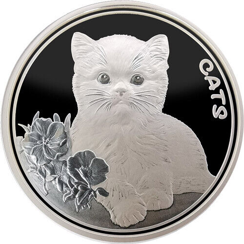 Read more about the article 2022 1 oz Fiji Silver Cats Coin (BU)