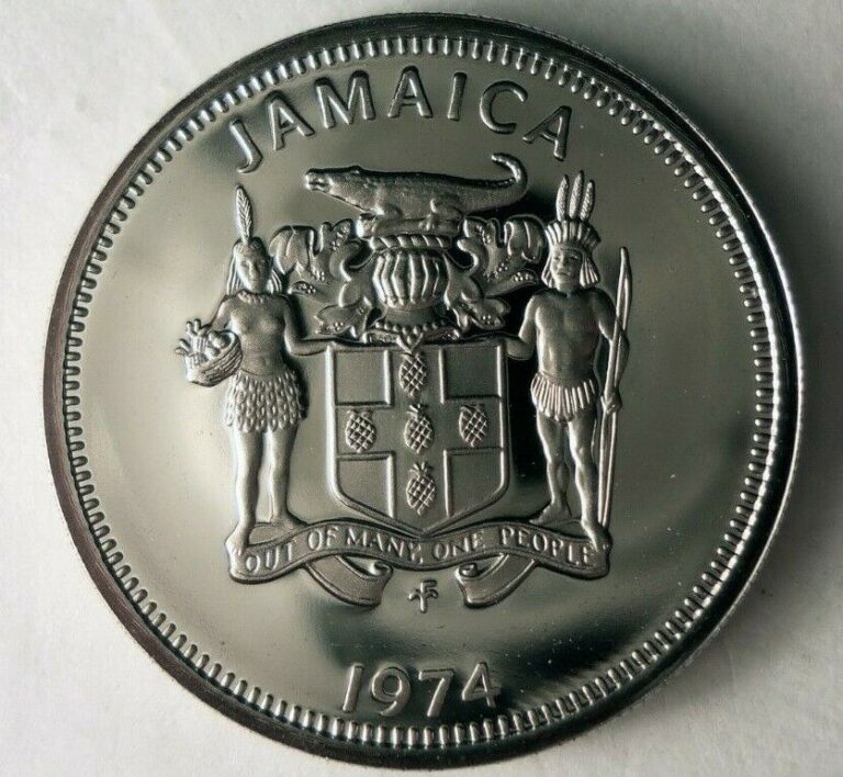 Read more about the article 1974 JAMAICA 10 CENTS – Low Mintage Proof Coin – Jamaica Proof Bin #2