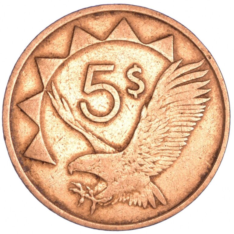 Read more about the article COIN / NAMIBIA / 5 DOLLARS 1993 COLLECTIBLE   #WT41577