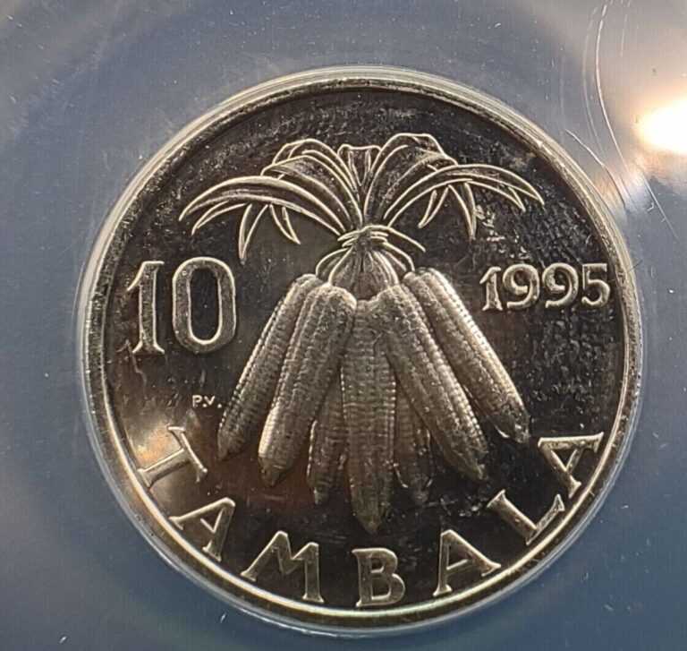 Read more about the article 1995 Malawi 10 Tambala Graded ANACS MS64  Very Rare: Only Graded Coin Online!