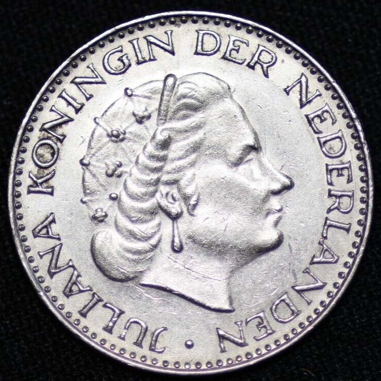 Read more about the article NETHERLANDS ~ 1967 ~ Gulden ~ Quality World Coin ☘️ W-#697 ☘️