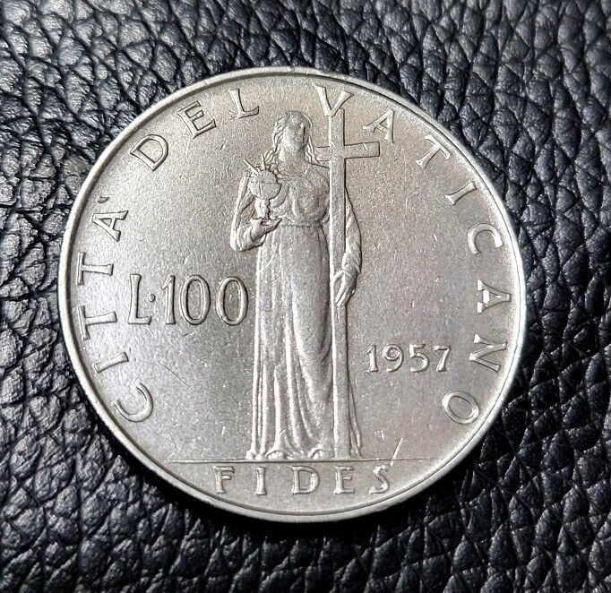 Read more about the article 1957  VATICAN CITY 100 LIRE COIN