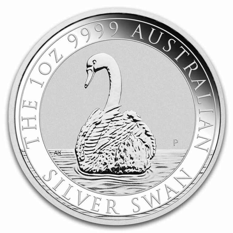 Read more about the article 2023 Australia 1 oz Silver Swan BU – SKU#273245