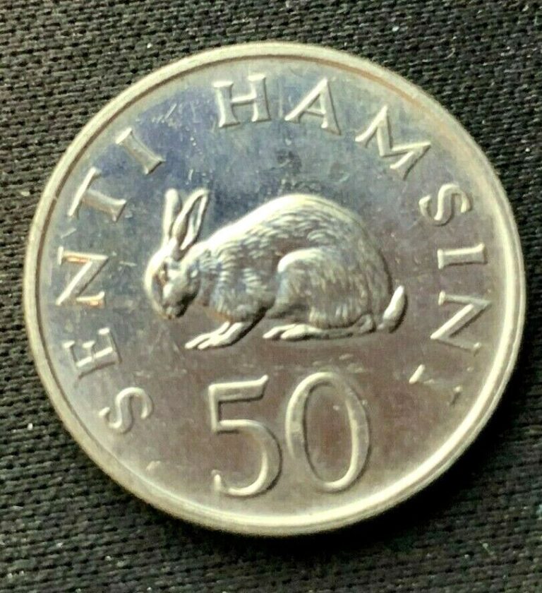 Read more about the article 1990 Tanzania 50 Senti AU    World Coin  Nickel Clad Steel       #K1535