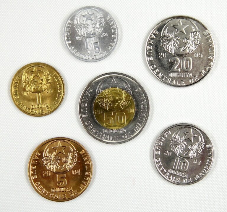 Read more about the article Mauritania coins set of 6 pieces UNC