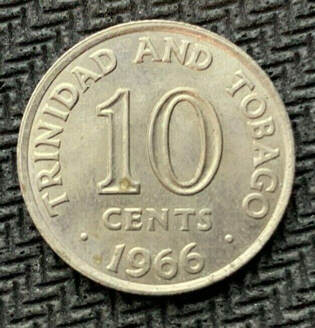 Read more about the article 1966 Trinidad and Tobago 10 Cents Coin   UNC    #B1001