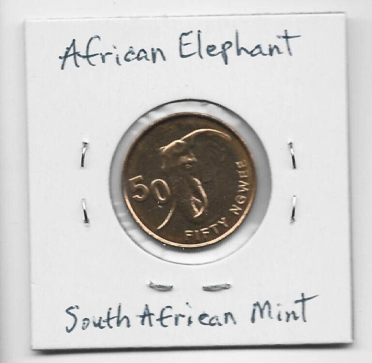 Read more about the article Zambia 50 Ngwee 2012 K208 African Elephant. Minted in South Africa.