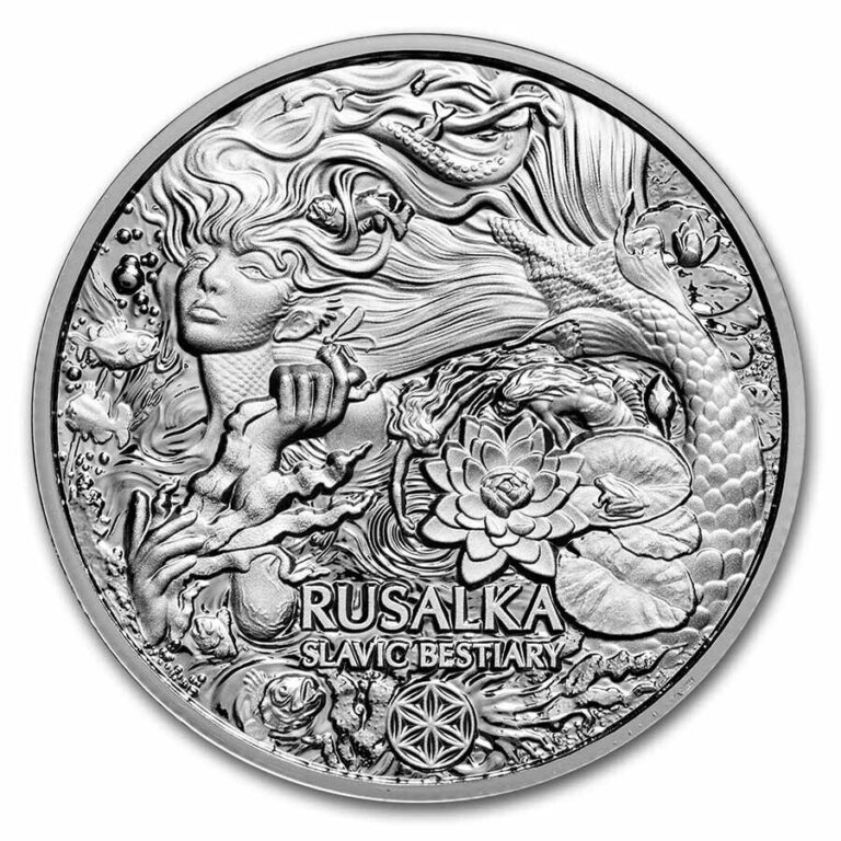 Read more about the article 2023 Cameroon 2 oz Silver Slavic Bestiary Rusalka BU – SKU#274566