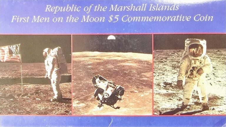 Read more about the article First Men on the Moon $5 Commemorative Coin – Republic of the Marshall Islands