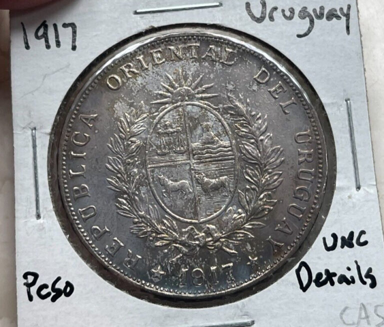 Read more about the article 1917 Uruguay 1 One Peso – Cleaned  bg