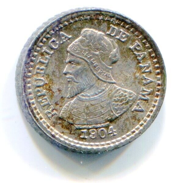 Read more about the article Panama 2 1/2 Centimos 1904 famous Panama “Pill” super gem quality  lotmay3974