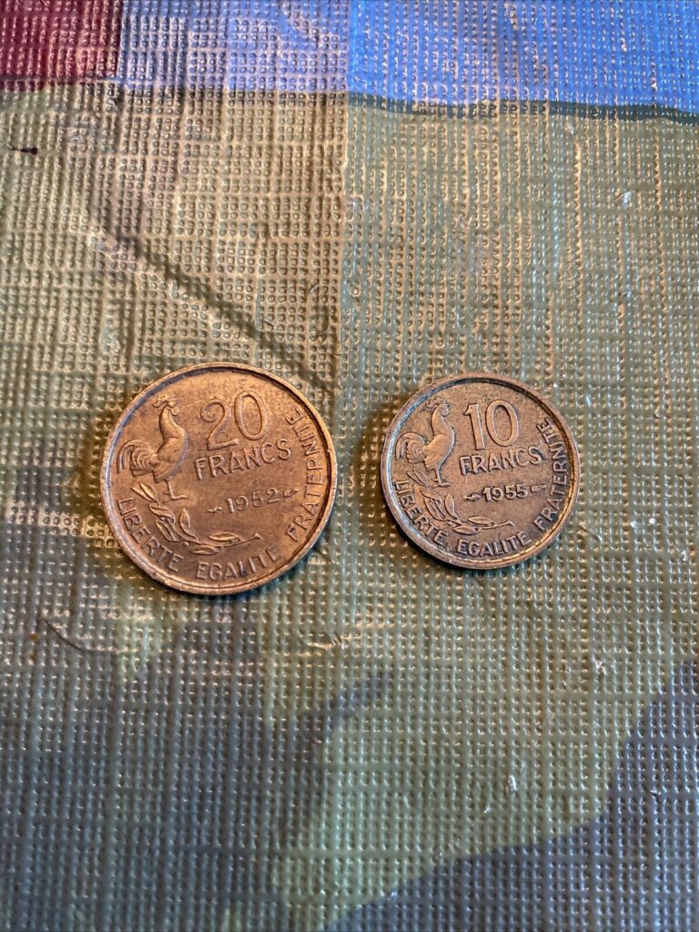 Read more about the article 1952 20 Francs Coin France 1955 10 Francs Circulated – 2 Coins