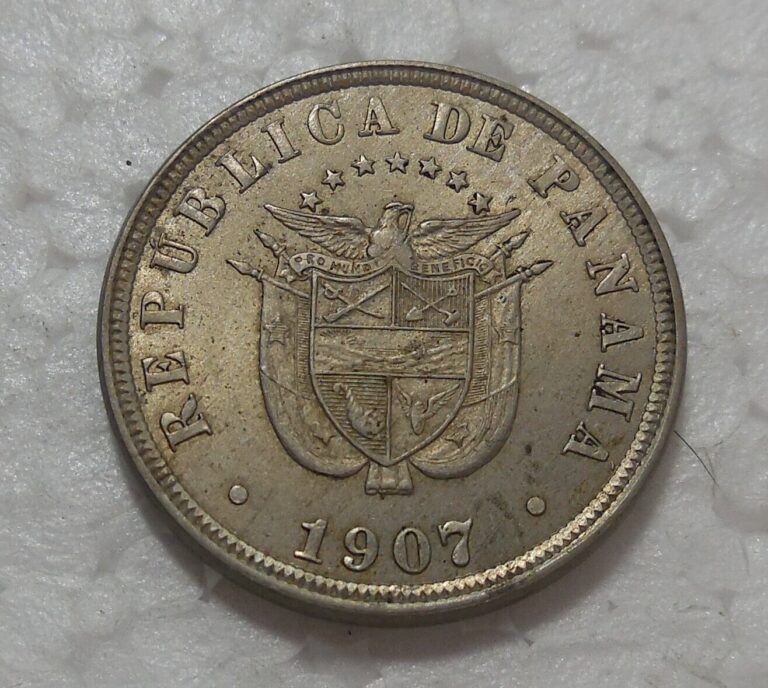 Read more about the article 1907 PANAMA 2-1/2 CENTESIMOS COIN AU-UNC